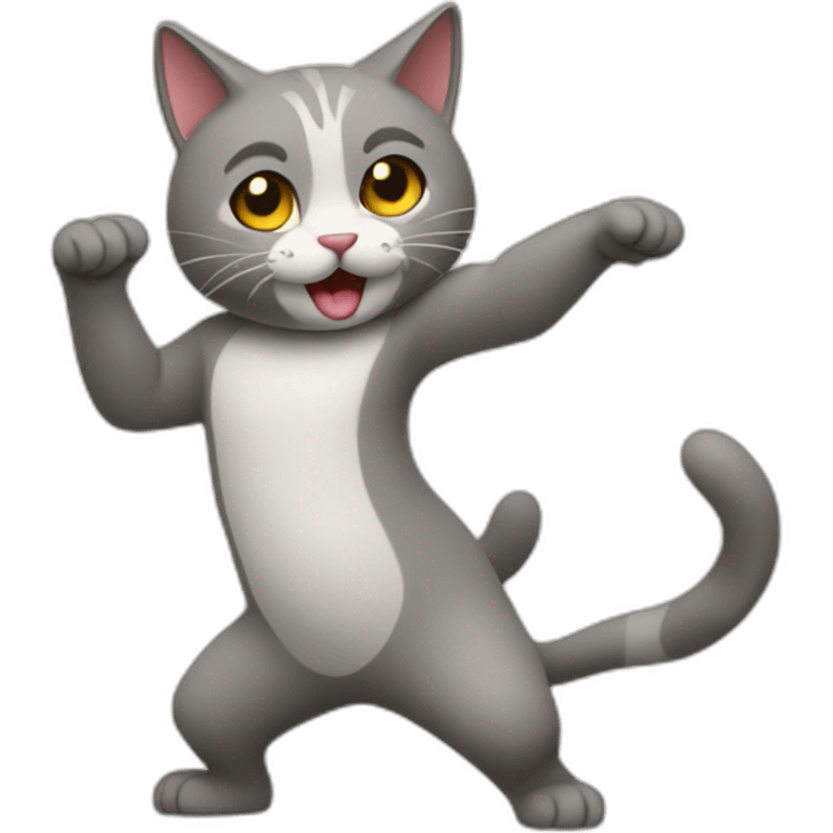 gato bailando emoji