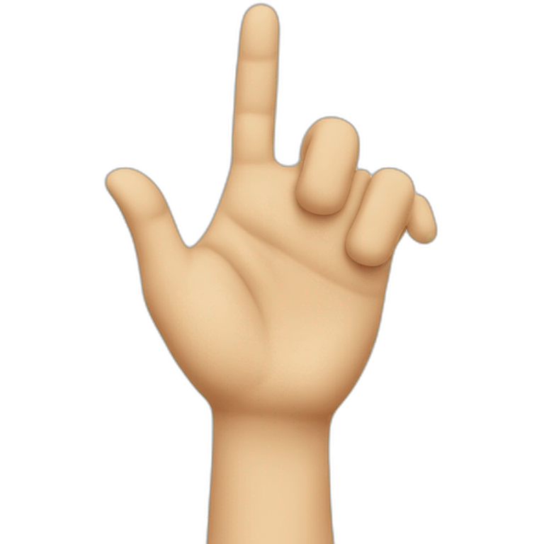 Hand sign of the aldente Italian paste emoji