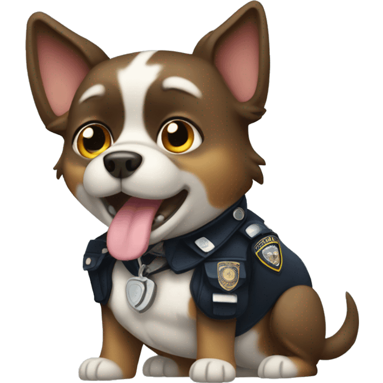 dog police emoji