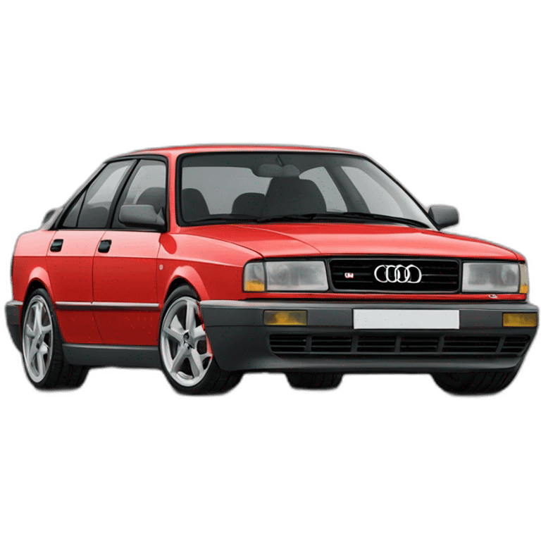 Audi 90 b3 stance emoji