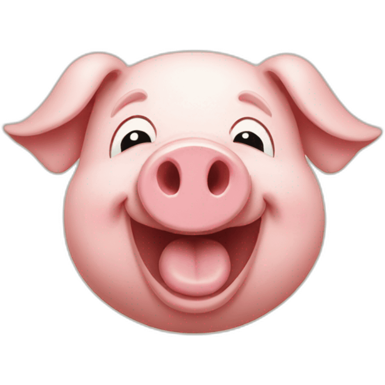 happy pig emoji