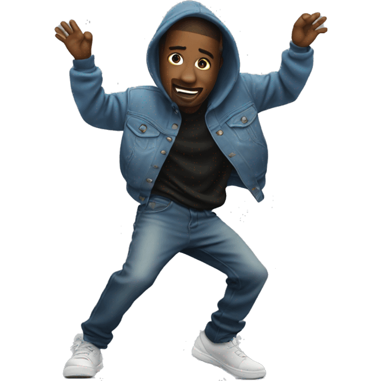 hip hop dance move emoji