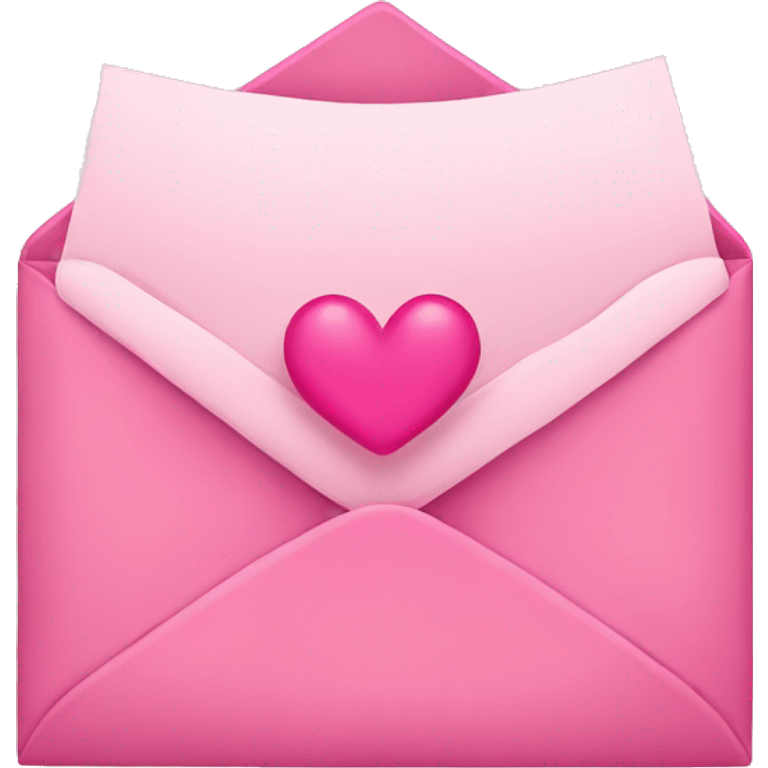 pink love letter  emoji