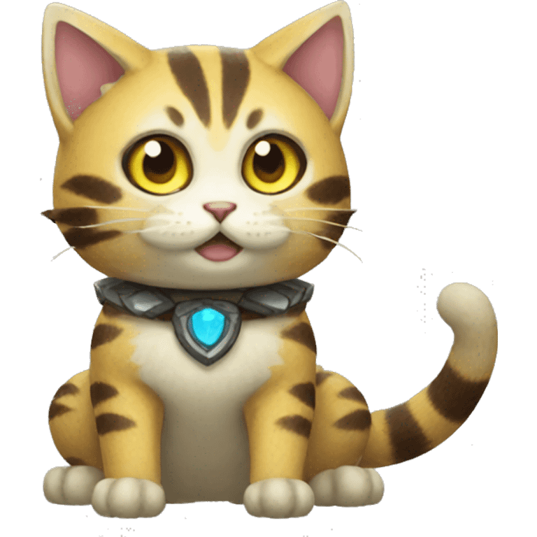 felyne from monster hunter emoji