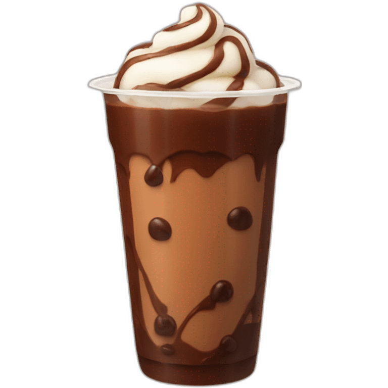 chocolate boba emoji