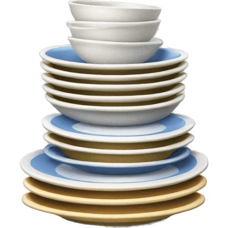 stack of dishes emoji