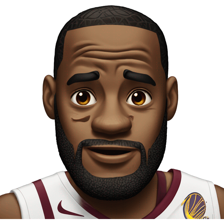 lebron james crying emoji