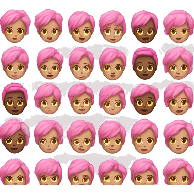 Pink aesthetic emojis emoji