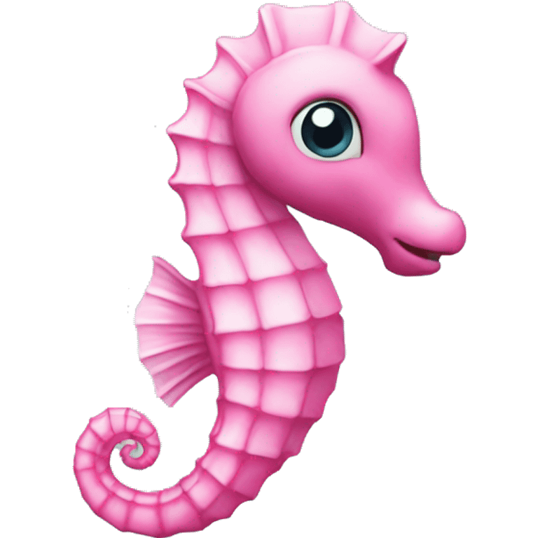 Pink seahorse  emoji