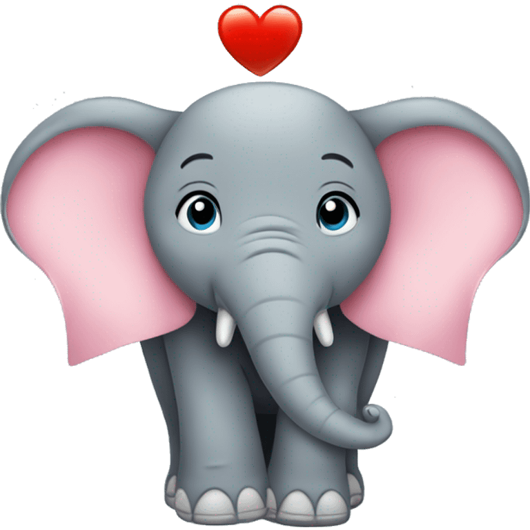 Elefant mit Herz  emoji