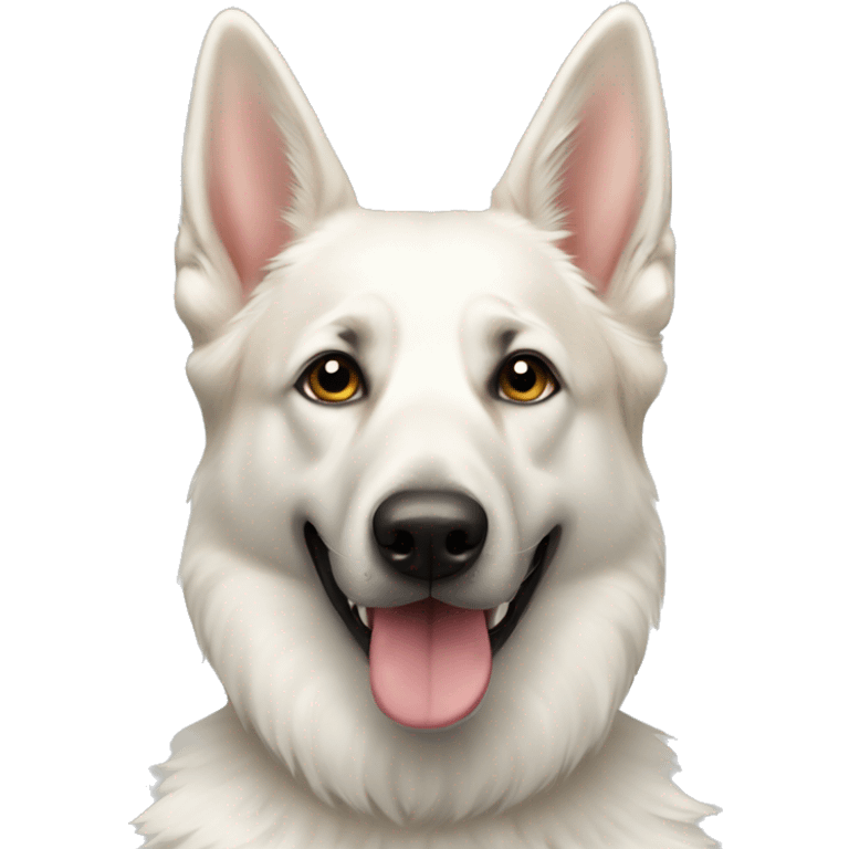 White German Shepard  emoji