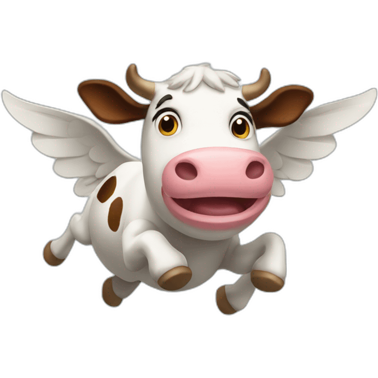 flying cow emoji