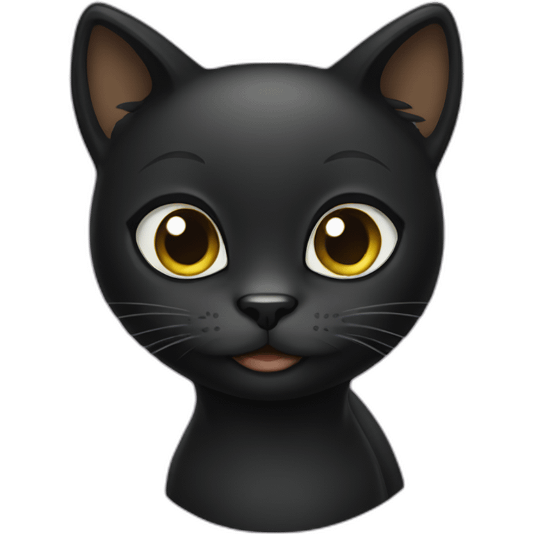 black female cat emoji