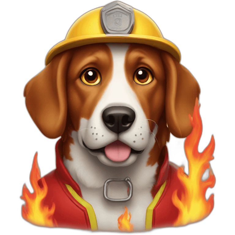 fire dog emoji