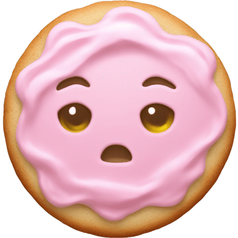 Pastell pink asthetic clean Christmas cookie emoji