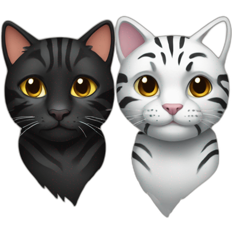 black-cat-and-tiger emoji