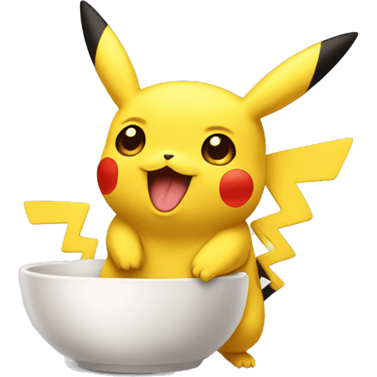 pikachu says good morning  emoji