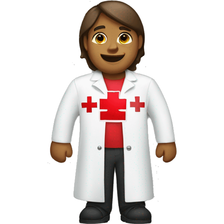 A red cross volunteer emoji