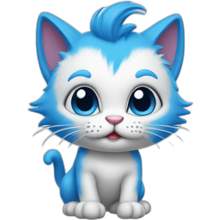 Smurf cat emoji