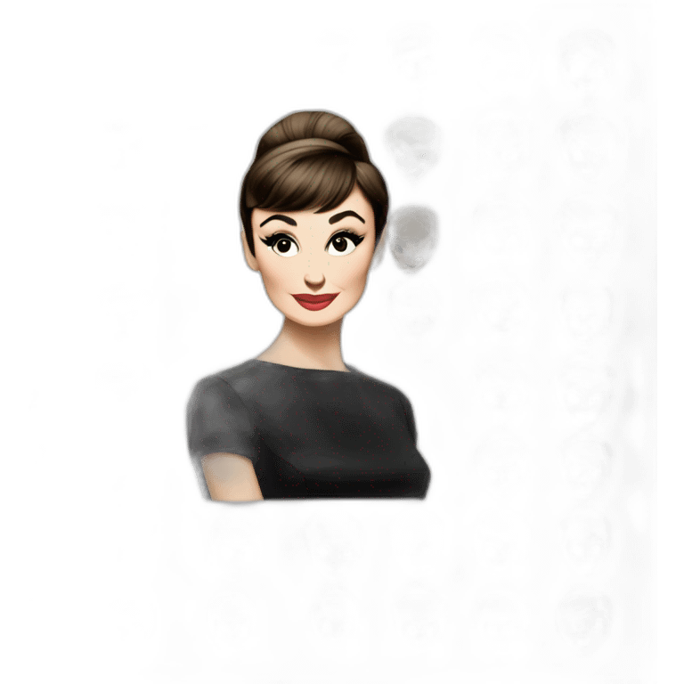 audrey hepburn emoji