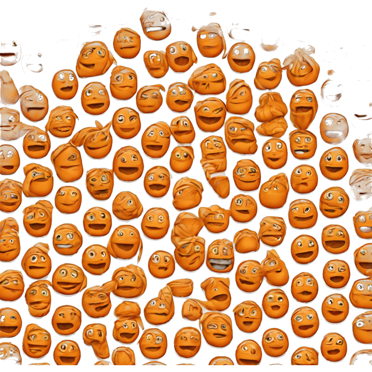 60  3D Orange  emoji