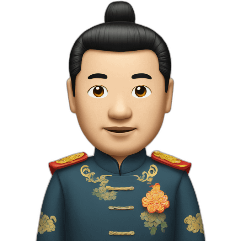 Xi jinping wearing thai costumes emoji