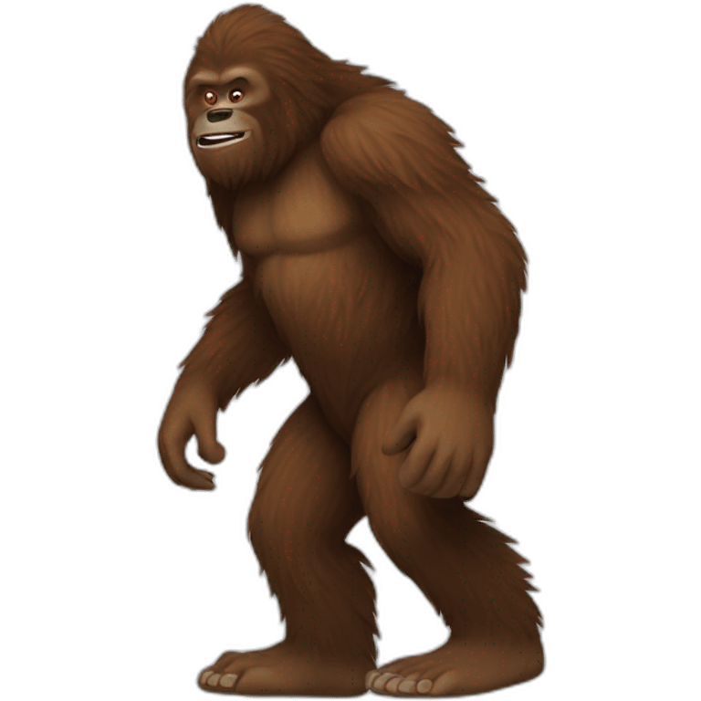 Bigfoot emoji