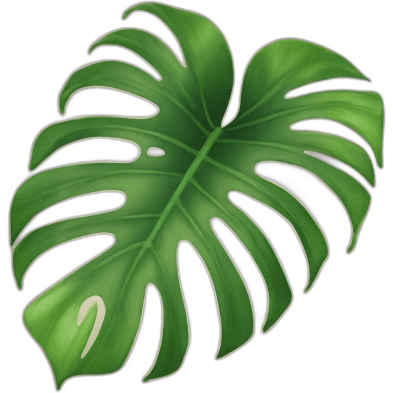 monstera plant emoji