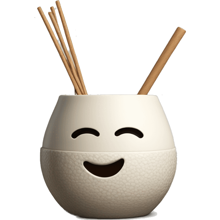 diffuser with ceramic cup (design texture feeling) emoji