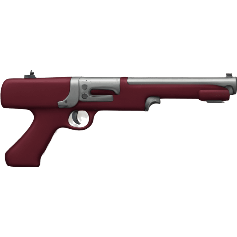 burgundy long gun emoji