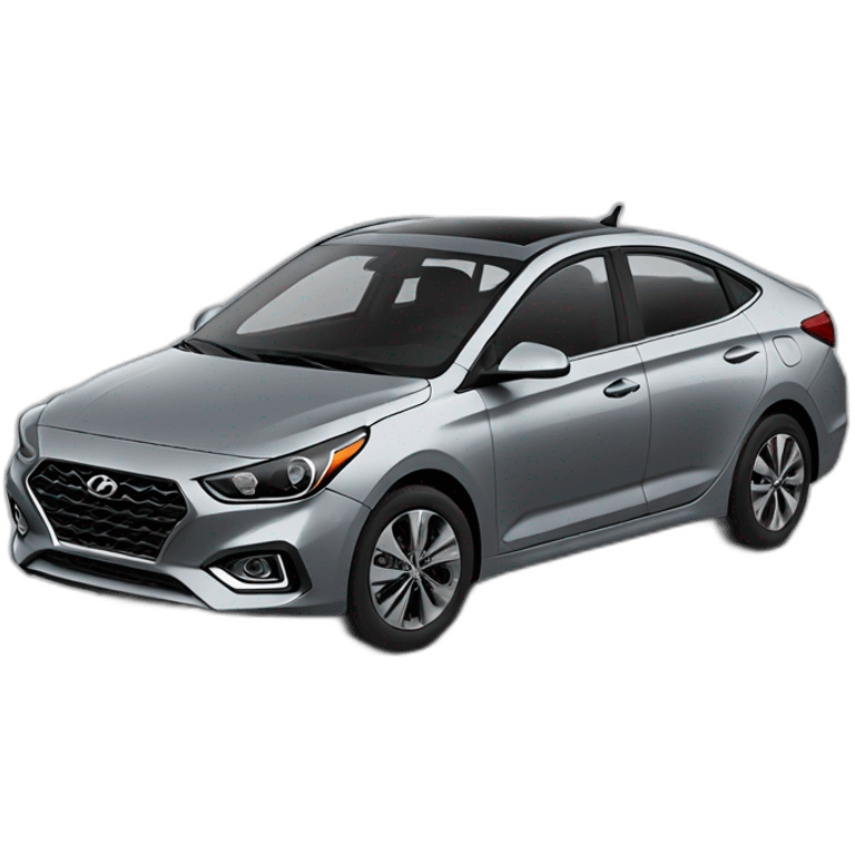 Hyundai accent 2019 gray emoji