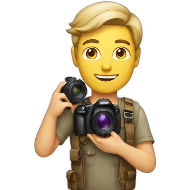 Photographer Caucasian emoji