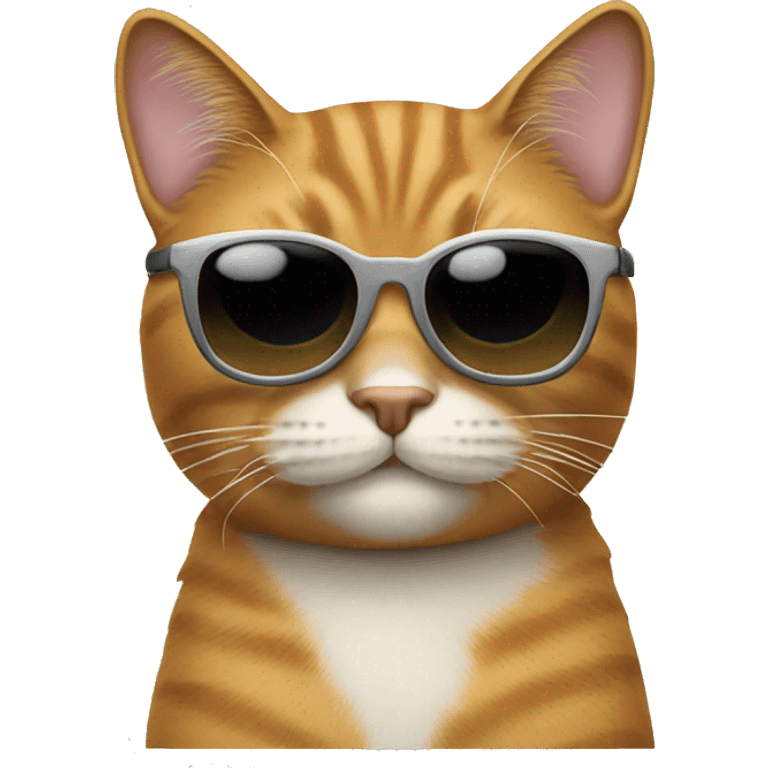 cat wear sunglasses  emoji