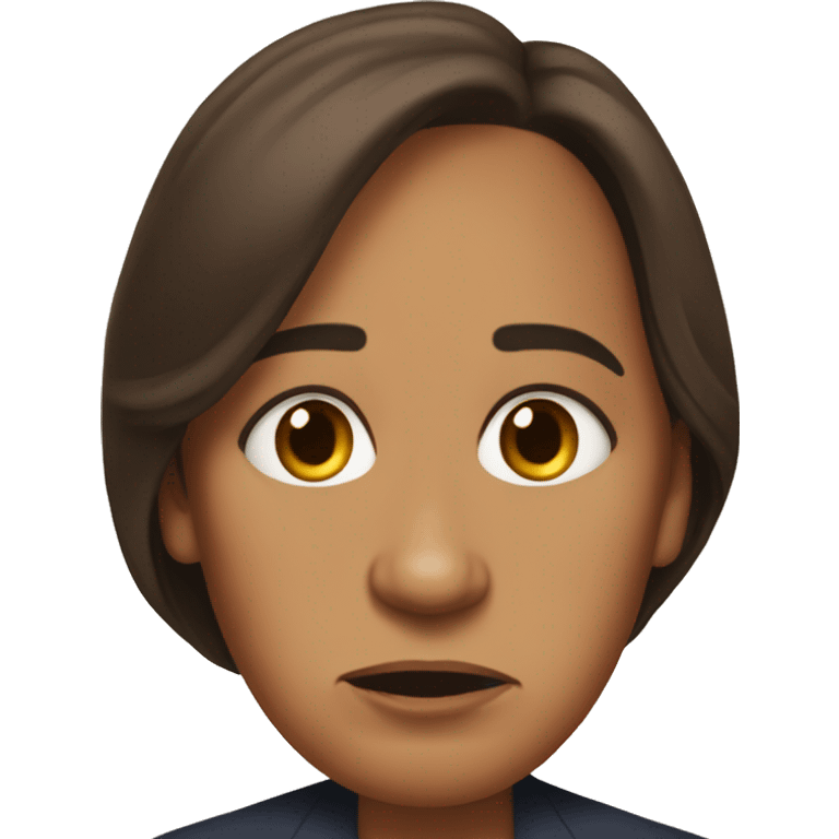 Kamala Harris sad face emoji