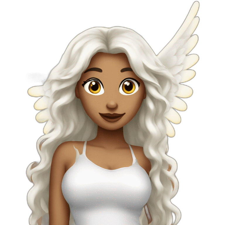 Angel chanteuse emoji