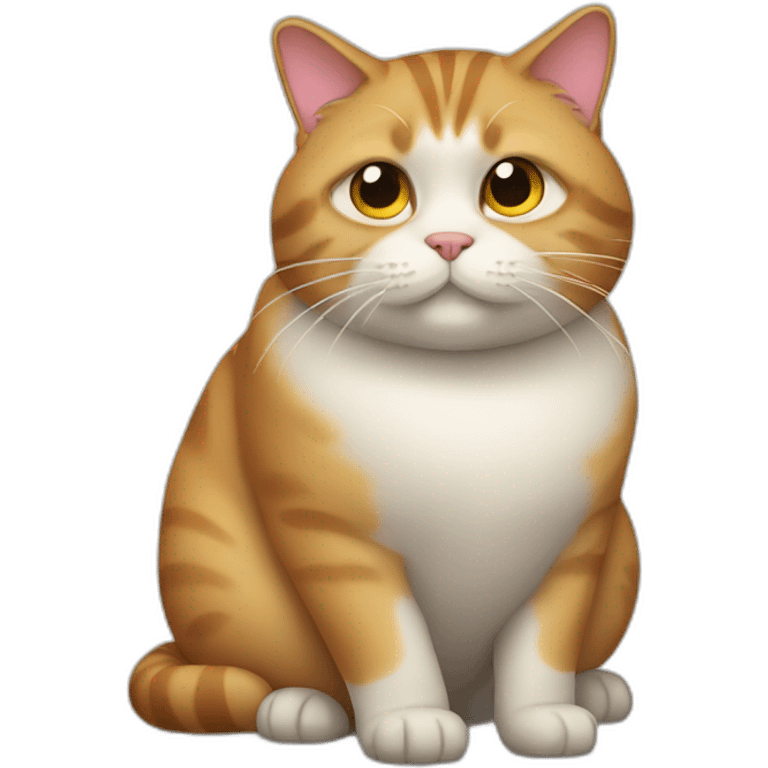 Fat cat emoji