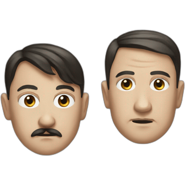 Hitler and david emoji