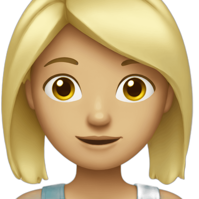 Blonde girl emoji