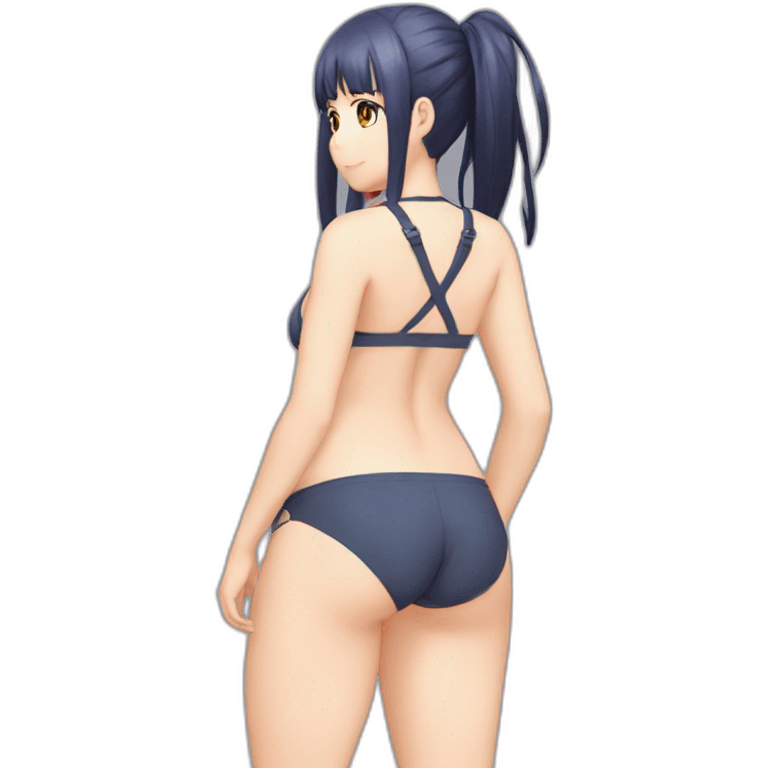 hinata hyuga full body pawg micro bikini back focus emoji