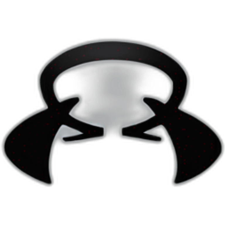 Under armour black logo emoji