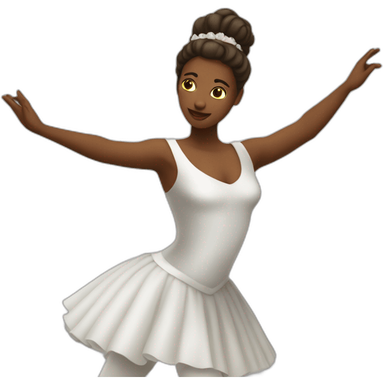 Une danseuse métisse emoji