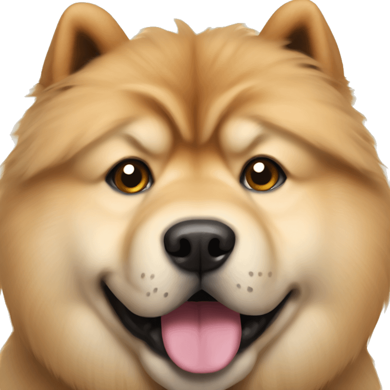 Chowchow dog  emoji