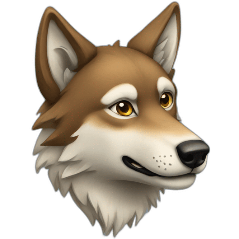 Wolf check mark emoji