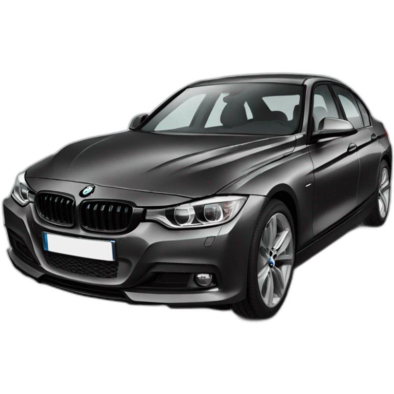 Bmw 3 series g black emoji