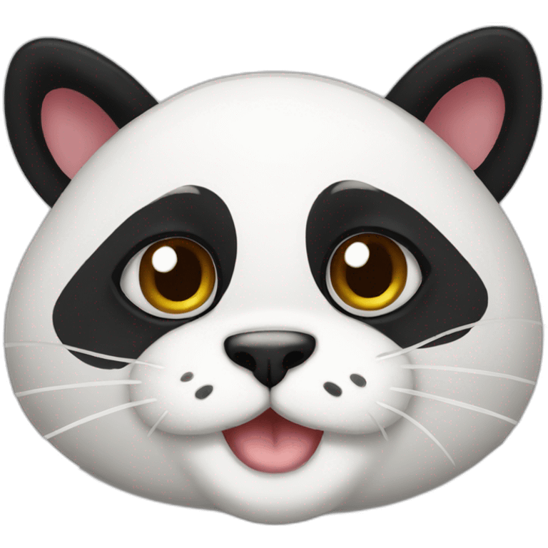 panda cat emoji