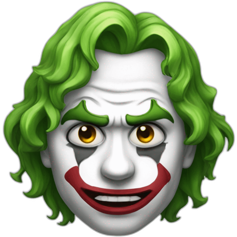 sad joker face emoji