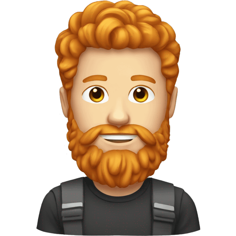 Ginger dj with beard emoji