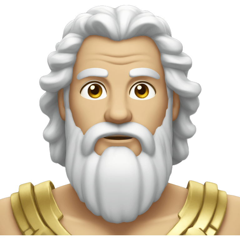 Zeus sans barbe emoji