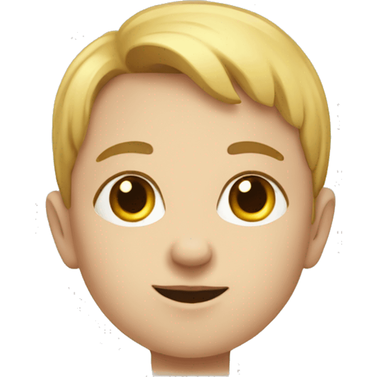 a measuring child emoji