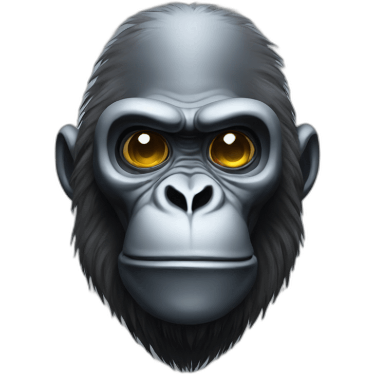 futuristic ape emoji